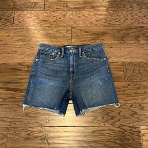 Madewell High Rise Denim Shorts Size 28